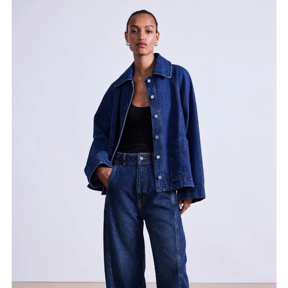 Apiece Apart Dark Indigo Denim Jacket